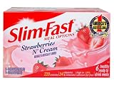 Slim-Fast Classic Ready To Drink Shake, Strawberries N' Cream, 6-Count Boxes (Pack of 4)