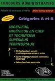 Ing�nieur Ing�nieur en chef et Technicien sup�rieur territoriaux, Concours externes Cat�gories A et B