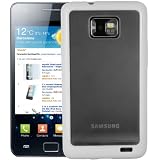 mumbi Tasche Protector Case Samsung i9100 Galaxy S2 Silikon H�lle - Silicon Etui Galaxy SII S 2 II Schutzh�lle / R�ckseite mit Milchglaseffekt - WEISSvon "mumbi�"