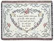Wedding Anniversary Inspirational Afghan Throw Blanket 40" x 50"