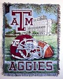 Texas A&M Aggies Home Field Advantage Woven Tapestry Throw Blanket - NCAA College Athletics Fan Shop
