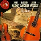 Click here to buy Yamashita plays Giuliani: Duo Concertante, Op.25 for Violin and Guitar; Serenade, Op.19... by  Kazuhito Yamashita, Joseph Swensen, Elizabeth Anderson, and James Galway .