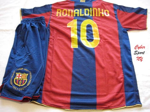 Buy Kids Soccer Jersey Spain BARCELONA MESSI (Free Shorts) by CyberSportNY