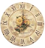Review Solus Garden and Leisure Ltd  / ADORN SUNFLOWER CLOCK 32CM