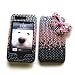 Apple iPhone 3G & 3GS Snap-on Protector Hard Case Rhinestone Cover "Pink Ribbon" Design