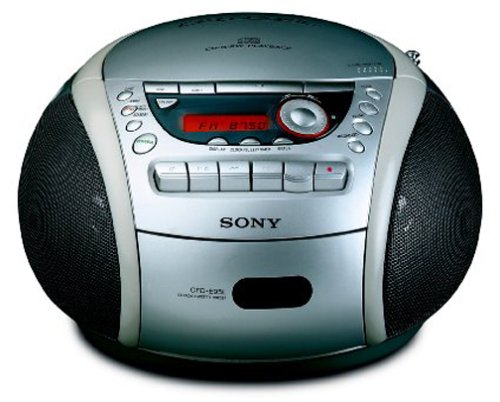 Childrens Toyshop  Electronics : Sony CFD-E95L Silver CD Radio Cassette