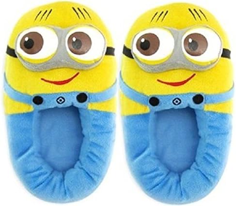 Toy24h 2014 Despicable Me Plush Stuffed Two Eye Doll Soft Toy Figure Minion Slipper Shoes