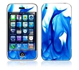 Blue Flame Decorative Skin Cover Decal Sticker for Apple 2G iPhone (1st Gen)