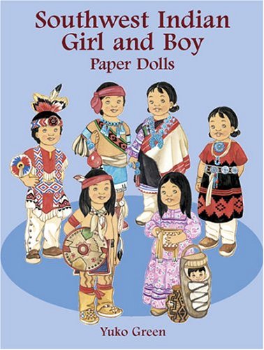 southwest indian girl and boy paper dolls boys  girls from around the globe