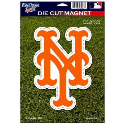 NEW YORK METS NY OFFICIAL LOGO OFFICIAL 7IN CAR MAGNET
