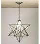 Meyda Tiffany 21211 Moravian Star Pendant, Mahogany Bronze Finish with Clear Seedy Art