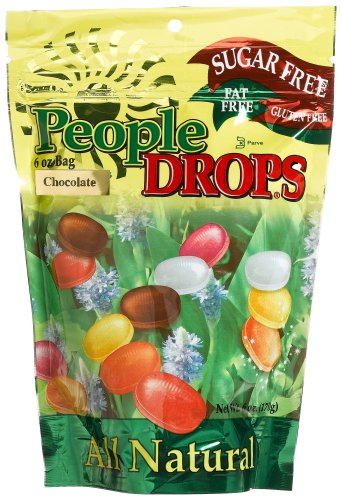 People Drops Chocolate Drops, 6-Ounce Pouches (Pack of 12)