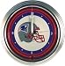 New England Patriots Team 14 Neon Clock NFL Football Fan Shop Sports Team Merchandise
