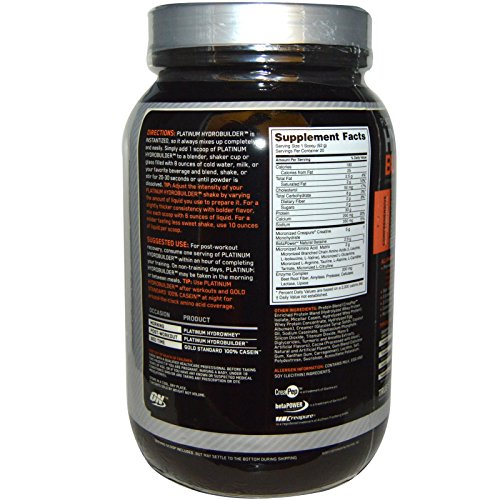 Optimum Nutrition Platinum Hydrobuilder Chocolate 2.29lb