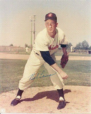 Autographed/Hand Signed Hof'R Bob Lemon - Cleveland Indians 8x10 Photo