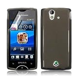 COVER / CUSTODIA IN GEL + 2 PELLICOLE PROTEGGISCHERMO PER SONY ERICSSON XPERIA RAY - GRIGIO