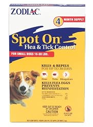 Zodiac Spot On Flea and Tick Control for Dog, Large, 16-30-Pound
