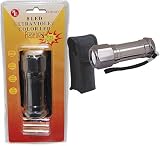 SE 8 LED Non Rolling Ultra Violet Flashlight Titanium Body