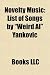 Novelty Music: List of Songs by "Weird Al" Yankovic