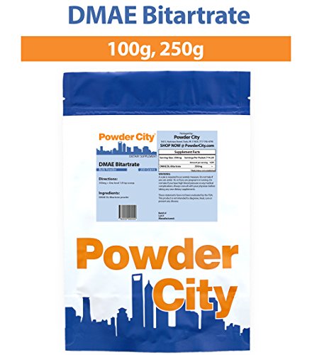 Powder City Bulk DMAE Bitartrate (100 Grams) Powder City Bulk DMAE Bitartrate (100 Grams)