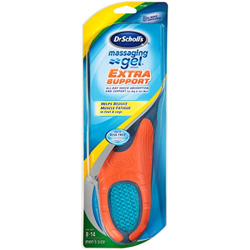 Dr. scholl s massaging gel extra support insoles (men s…