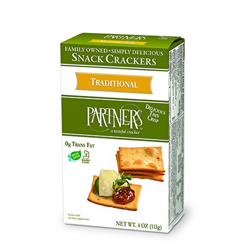 Partners All Natural Traditional Crackers, 4-Ounce Boxes (Pack of 6)