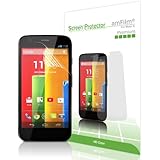 amFilm&reg; Motorola Moto G (1st Gen.) Screen Protector Premium HD Clear (3-Pack) [Lifetime Warranty]