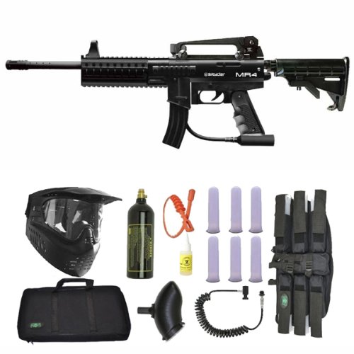 Spyder MR4 Paintball Marker Gun 3Skull Sniper Set On Sale