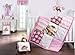 Kids Line 4-Piece Crib Bedding Set, Sweet Monkey
