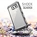 Galaxy S6 Case - Poetic [Affinity Series] - [TPU Grip Bumper] [Corner Protection] Protective Case for Samsung Galaxy S6 (2015) Frost Clear/Gray (3-Year Manufacturer Warranty From Poetic)