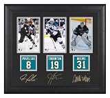 San Jose Sharks Framed Photographs - Antti Nieme, Joe Thornton, Joe Pavelski, Facsimile Signatures, Jersey Back Replica Miniatures