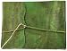 Green Scroll Leather Sketch Book