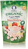 Gerber Organic Yogurt Melts Fruit Snacks, Banana and Strawberry, 1 Oz