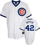 Bruce Sutter Majestic Cooperstown Throwback Pinstripe Chicago Cubs Jersey