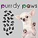 Purrdy Paws Soft Nail Caps for Dog Claws Black Large