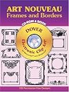 Art Nouveau Frames and Borders CD-ROM and Book (Dover Electronic Clip Art Series)