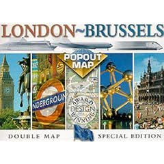 London/Brussels (Popout Maps Double)