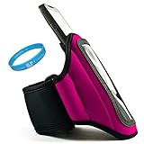 Purple Workout Armband for HTC Incredible S and HTC Droid Incredible 2 Veri ....