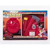 DELUXE FIREMAN FIRE FIGHTER RESCUE PLAY SET