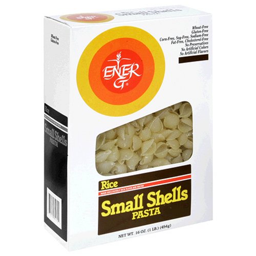 Ener-G Foods Rice Shells Small, 16-Ounce Boxes (Pack of 12)