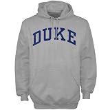 Duke Blue Devils Ash Vertical Arch Hoody Sweatshirt