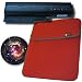 Value Combo ! Protective , Reversible Color Case Logic Red / Grey Laptop Sleeve & Accessory Power Lithium IonReplacement Battery for IBM ThinkPad R61 / T61 / T61P Series - 100% OEM Equivalent- for 40Y6799 42T4504 42T4513 42T5233 42T5246 92P1137 92P1137 Includes Custom Designed Stellar Nebula MousePad Image