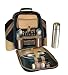 Super Deluxe Two Person Picnic Backpack in Two Tone Forest Green