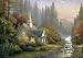 Gibsons Thomas Kinkade Forest Chapel  jigsaw puzzle. (1000 pieces)