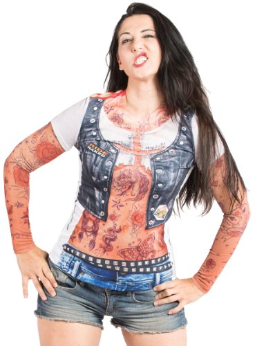 Ladies Tattoo Long Sleeve T-Shirt