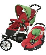Slalom Pro Matrix Cup Travel System - Cherry (Red Green)