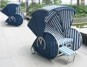 Designer Aluminium Strandkorb