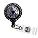Death Star Imperial Cog Black Retractable ID Tag Badge Reel