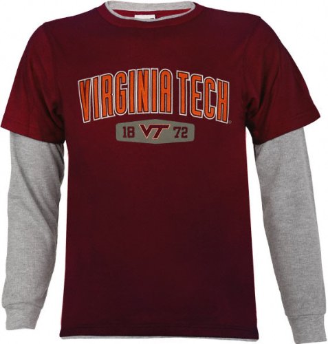Buy Virginia Tech Hokies Vapor Double Layer Long Sleeve Thermal T-Shirt