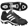 adidas Men's Corner Blitz Low MD ( sz. 15.0, Black/White/Metallic Silver )